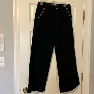 Blue Revival Black Wide-Leg Sailor Pants